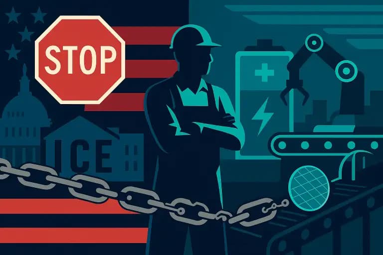 U.S. Immigration Raids Undercut Its Own Manufacturing Revival