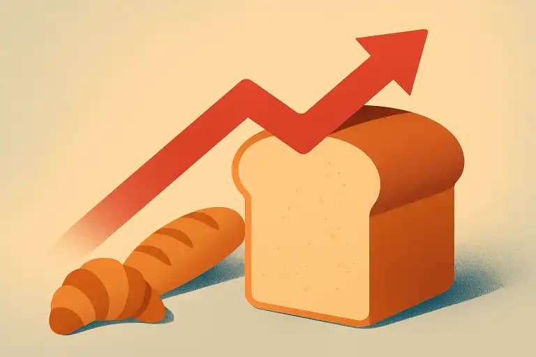 Loaf of bread in Korea costs nearly double Japan and more than France