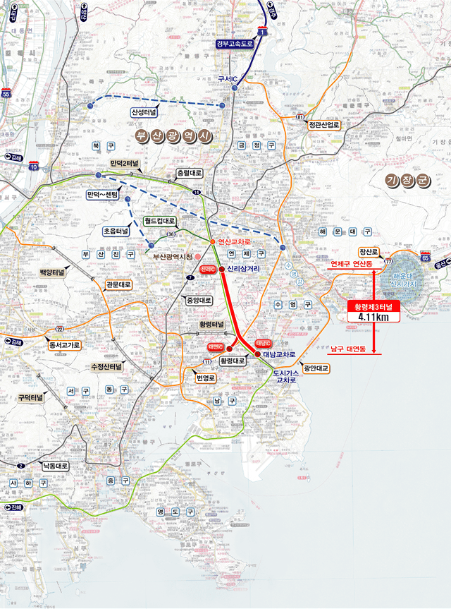 Busan's 3rd Hwangryeong Tunnel Project: A Solution to Urban Congestion