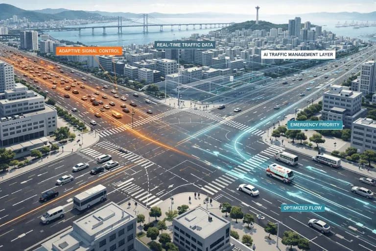 Busan’s AI Traffic Plan and the Reality of Smart Traffic Systems