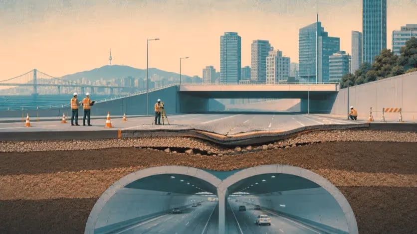 Busan’s Naeseong Road Deformation Raises New Questions Over Backfill
