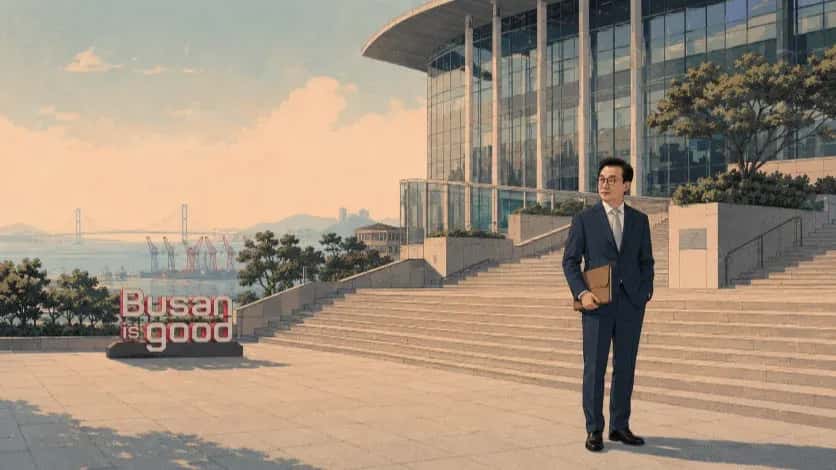 Jeon Jae-soo’s Busan Reset Starts Inside City Hall
