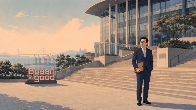 Jeon Jae-soo’s Busan Reset Starts Inside City Hall
