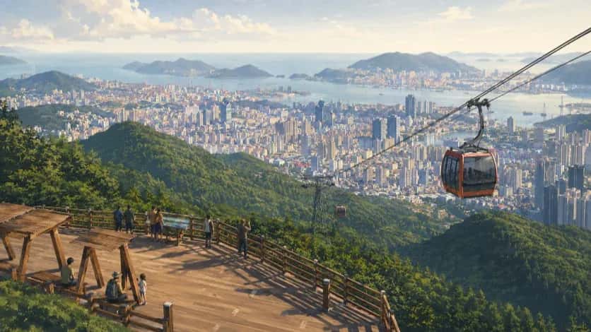 Hwangnyeongsan Cable Car Plan Faces Questions Over Busan’s Strained Urban Mountain