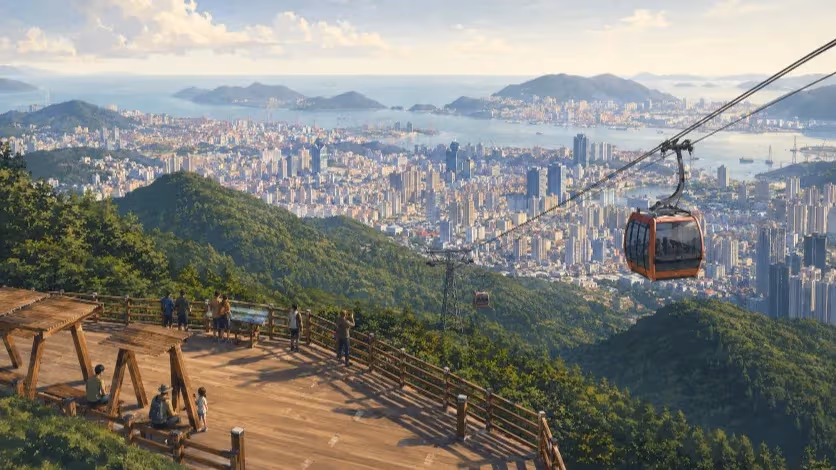 Hwangnyeongsan Cable Car Plan Faces Questions Over Busan’s Strained Urban Mountain
