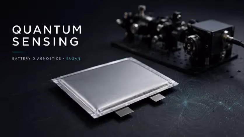 Busan’s Quantum-Sensing Cluster Begins With Battery Inspection